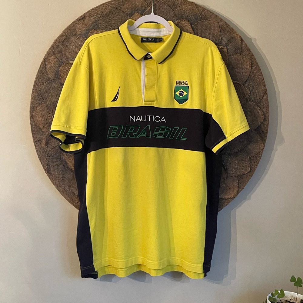 Nautica Men’s Brasil Slim Fit Polo Shirt